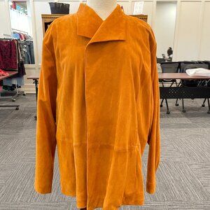 EILEEN FISHER Suede Jacket Women's 3X Size